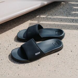 Reef Men's Black One Slide Sandals; Size 13; Brand New!